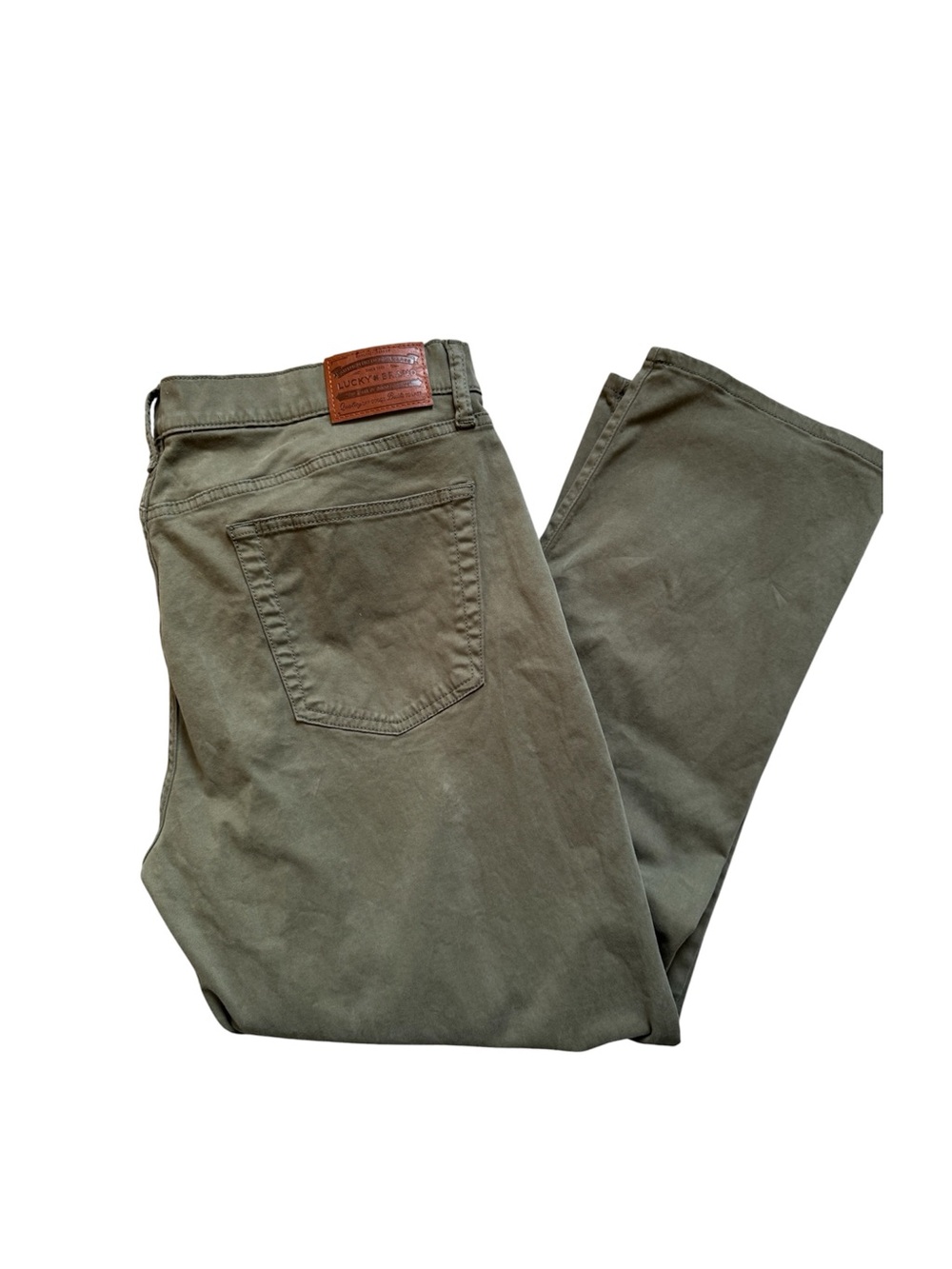 Lucky Brand Olive Green chino Casual Pants